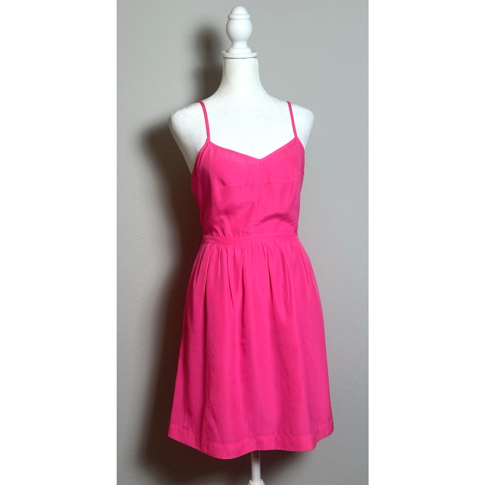 J Crew Women’s‎ Pink Sundress Pink Strappy Party Dress Size (0)